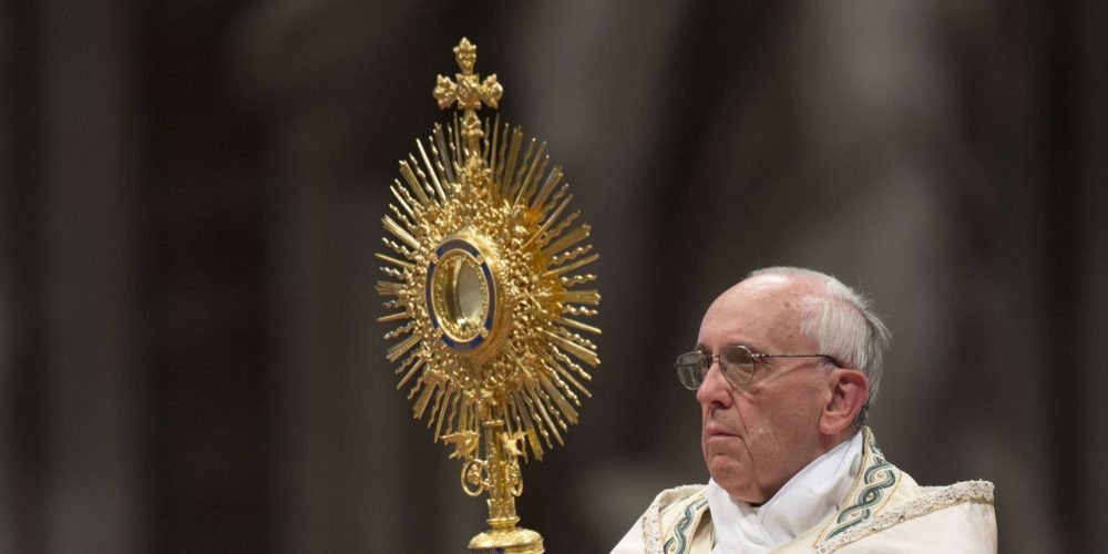 14 GIUGNO – IL CORPUS DOMINI PER PORTARE IL FUOCO D’AMORE NEL MONDO, Papa Francesco